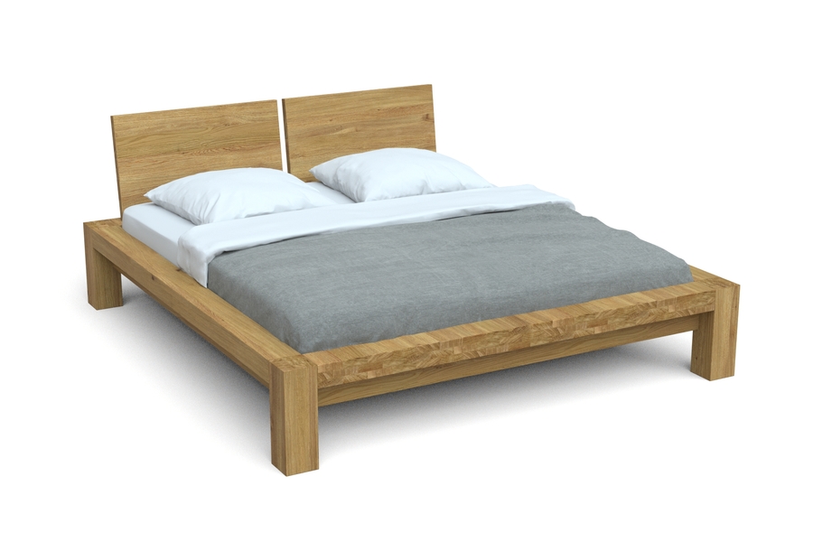 Doppelbett Bamaco Eiche Massivholz kaufen